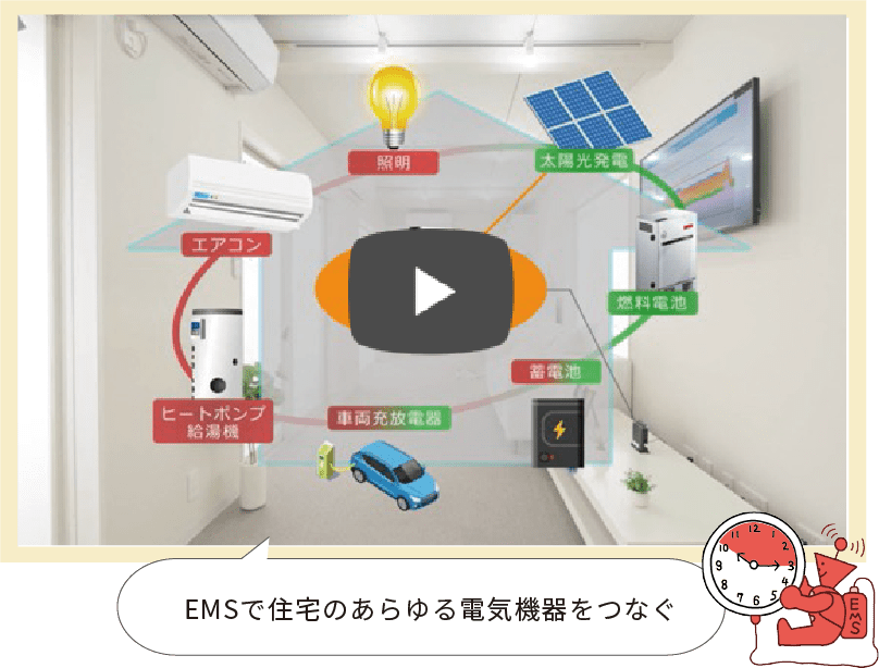 HAYASHI LAB.の研究 余剰電力量を広範囲観測 動画で紹介 EMSで住宅のあらゆる電気機器をつなぐ